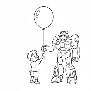 coloriage Bumblebee à imprimer pour enfant de 8 ans