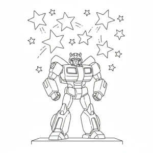 coloriage Bumblebee pour enfants