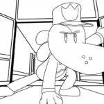 coloriage Dog Man gratuit pour enfants