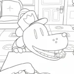 imprimer coloriage Dog Man
