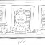 coloriage Dog Man a dessiner en ligne