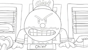 coloriage Dog Man à imprimer pdf gratuit