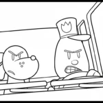 coloriage Dog Man a colorier en ligne gratuitement