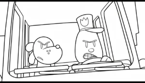 coloriage Dog Man a colorier en ligne gratuitement