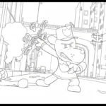 coloriage Dog Man pour enfant de à imprimer