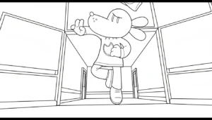 coloriage Dog Man a dessiner en ligne