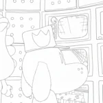 coloriage Dog Man à imprimer pour enfant de 3 ans