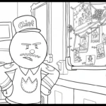 imprimer coloriage Dog Man gratuit