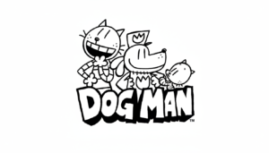 coloriage Dog Man pour enfants a imprimer