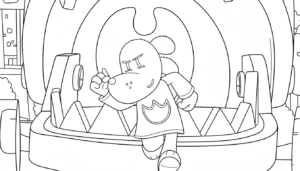 coloriage Dog Man pour enfants à imprimer