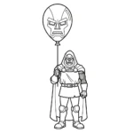 coloriage Dr Doom a colorier en ligne