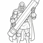 coloriage Dr Doom pour enfants