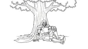 coloriage Dr Doom pour enfant de à imprimer
