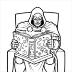 imprimer coloriage Dr Doom pour enfant