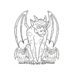 coloriage Gargouille pour enfants