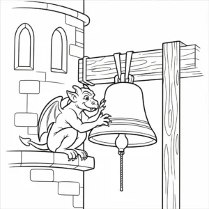 coloriage Gargouille educatif pour enfant