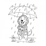 coloriage Golden Retriever à imprimer gratuitement