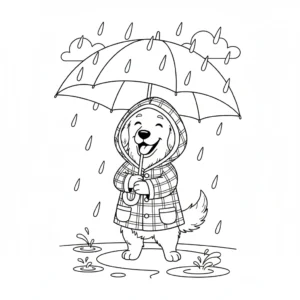 coloriage Golden Retriever à imprimer gratuitement
