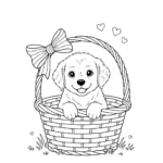 a imprimer coloriage Golden Retriever gratuit
