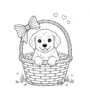 a imprimer coloriage Golden Retriever gratuit