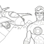 coloriage Green Lantern en ligne