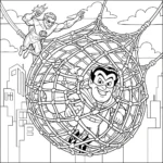 coloriage Green Lantern à imprimer pour enfant de 9 ans