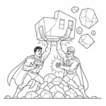 coloriage Green Lantern à imprimer pour enfants