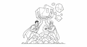 coloriage Green Lantern à imprimer pour enfants