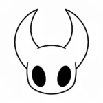coloriage Hollow Knight pour enfant de 2 ans
