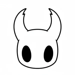 coloriage Hollow Knight à imprimer pour enfant de 4 ans
