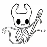 coloriage Hollow Knight a imprimer gratuitement