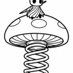 coloriage Hollow Knight à imprimer pour enfant de 4 ans