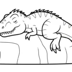 coloriage Indominus Rex pour enfants a imprimer gratuit
