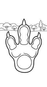 coloriage Indominus Rex en ligne pour enfant