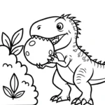 coloriage Indominus Rex a dessiner et imprimer