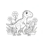 coloriage Indominus Rex pour enfant gratuit