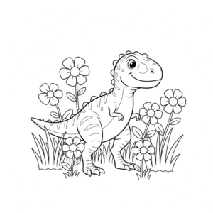 coloriage Indominus Rex pour enfant gratuit
