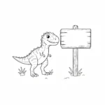 a imprimer coloriage Indominus Rex gratuit
