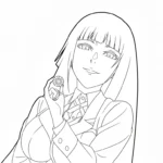 coloriage Kakegurui d