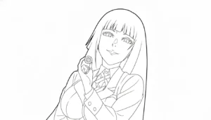 coloriage Kakegurui d