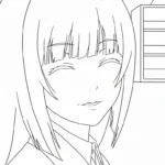 coloriage Kakegurui à imprimer gratuitement pdf