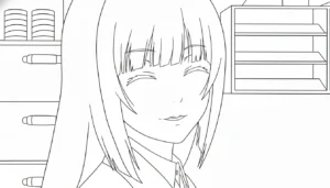 coloriage Kakegurui à imprimer gratuitement pdf