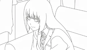 coloriage Kakegurui a imprimer gratuit