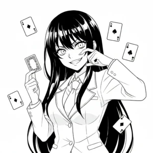 coloriage Kakegurui et dessins