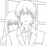 coloriage Kakegurui pour enfant a imprimer gratuit