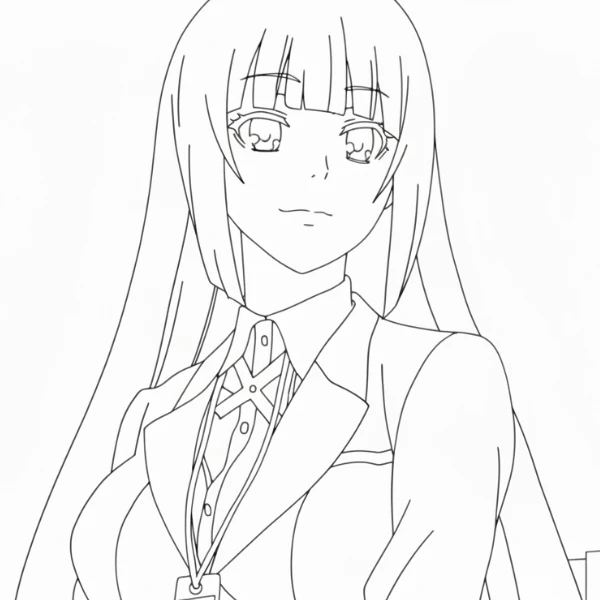Tranh tô màu Kakegurui