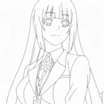 coloriage Kakegurui gratuit en ligne