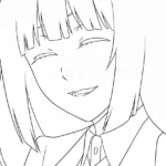 coloriage Kakegurui a dessiner en ligne