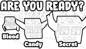 coloriage Lucky Box Brainrot gratuit pour enfants