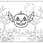 coloriage Lucky Box Brainrot pour enfants